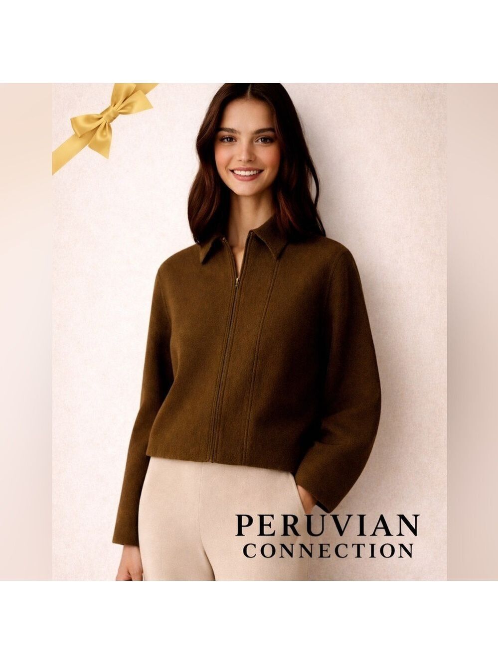 Peruvian Connection Alpaca Wool Jacket Size 12